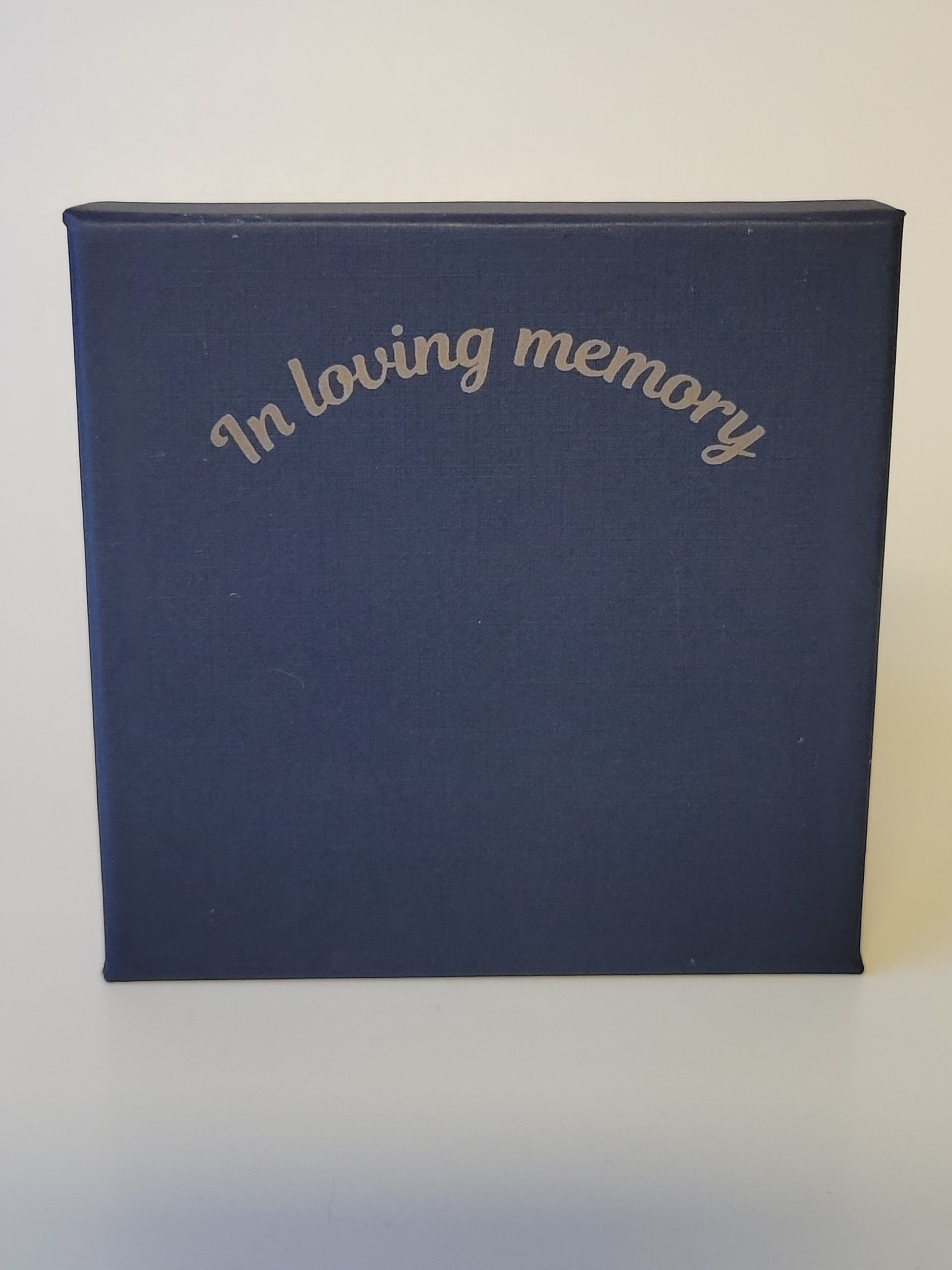 Custom Box for Engraved Memorial Ornament