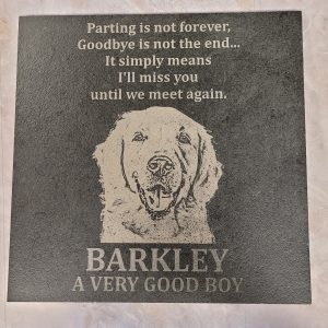 Custom Engraved Slate Memorial Stone
